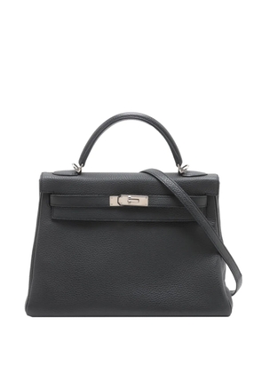 Hermès Pre-Owned 2014 Clemence Kelly II Retourne 32 satchel - Grey