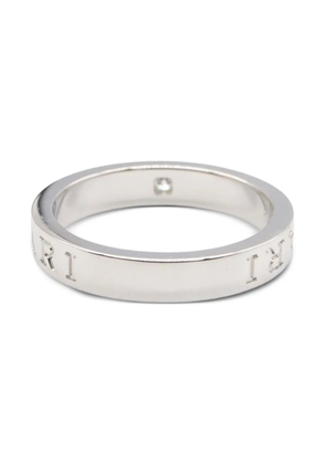 Bvlgari Pre-Owned 2010s 18K white gold B-zero1 diamond ring - Grey
