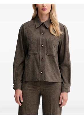 Sessùn long sleeve shirt - Brown