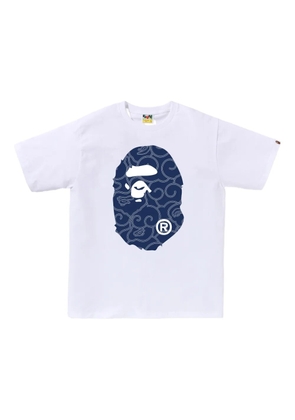 A BATHING APE® logo-print T-shirt - White