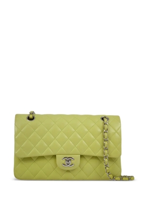 CHANEL Pre-Owned 2010 medium Double Flap shoulder bag - Green