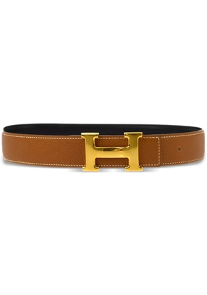 Hermès Pre-Owned 1997 Constance reversible leather belt - Brown