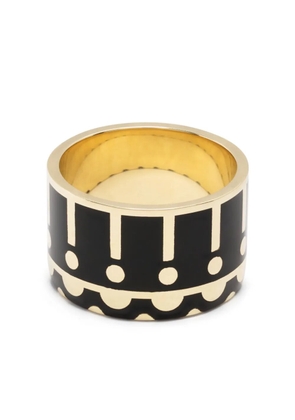 Alice Cicolini 14kt yellow gold Memphis Samarkand Wide Band ring