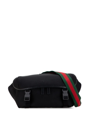 Gucci Pre-Owned 2000-2015 Techno Canvas Web belt bag - Black