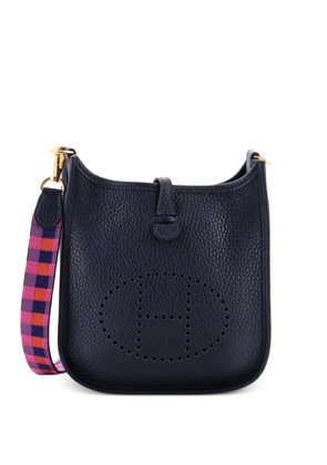 Hermès Pre-Owned Evelyne Bag Gen III Clemence TPM crossbody bag - Blue