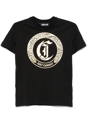 Just Cavalli logo-print T-shirt - Black