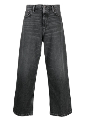 Acne Studios mid-rise wide-leg jeans - Black