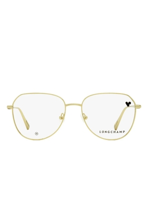 Longchamp 2161 oval-frame glasses - Gold