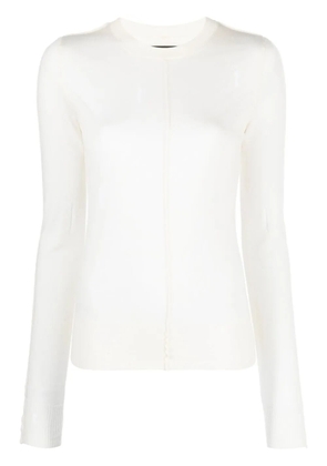 AMIRI distressed cashmere jumper - Neutrals