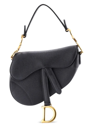 Christian Dior Pre-Owned Saddle Handbag Leather Mini shoulder bag - Black
