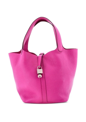 Hermès Pre-Owned Picotin Lock Bag Clemence MM bucket bag - Pink