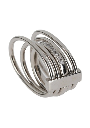 Panconesi Solar Crystal ring - Silver