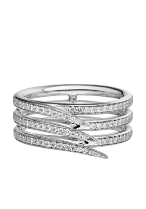 Shaun Leane 18K white gold and palladium Armis diamond ring - Silver