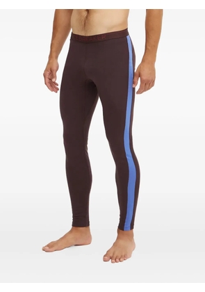 icebreaker stripe leggings - Brown