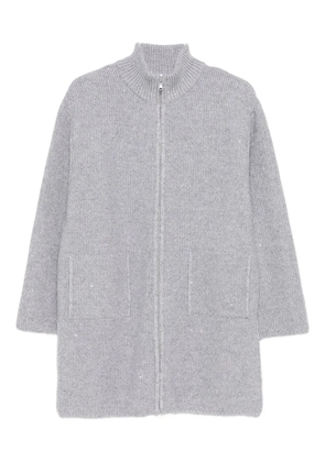 Kangra sequin-embellished cardigan - Grey
