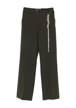 Circus Hotel Circus Hotel embellished trousers - Grey