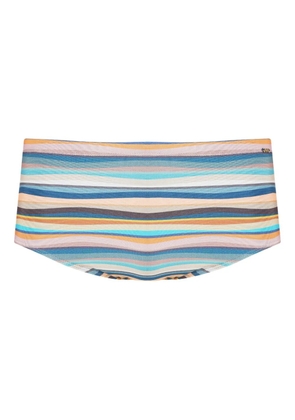 Amir Slama wave-print swim briefs - Blue