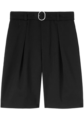 Jil Sander tailored wool shorts - Black