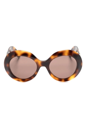 Gucci Eyewear round-frame sunglasses - Brown