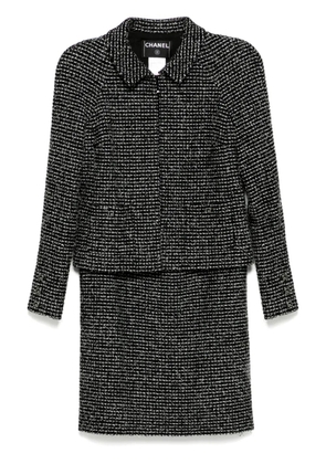 CHANEL Pre-Owned 2003 setup suit jacket skirt - Black