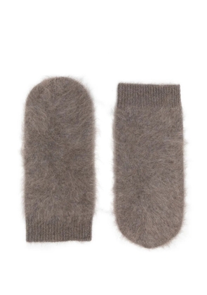 Lisa Yang cashmere gloves - Brown