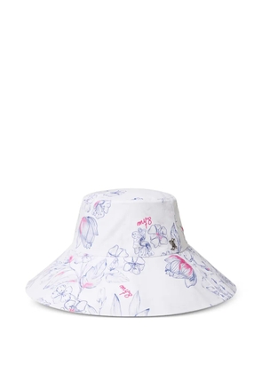 TWINSET floral-print bucket hat - White