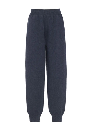 Barrie logo-embroidered trousers - Blue