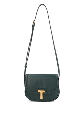 TOM FORD T-plaque leather shoulder bag - Green