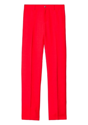 Burberry canvas cotton trousers - Red