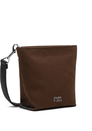 Bimba y Lola logo-lettering satchel bag - Green