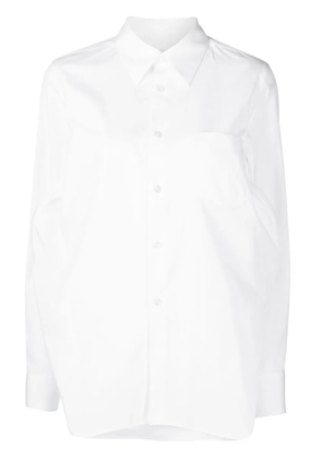 Comme Des Garçons long-sleeve poplin shirt - White