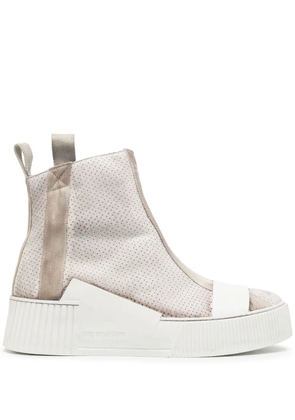 Boris Bidjan Saberi Bamba 5 distressed-effect sneakers - Grey