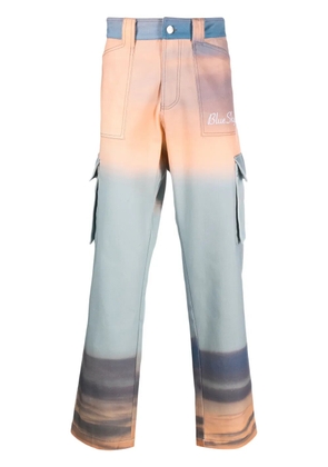 BLUE SKY INN abstract-print cotton trousers