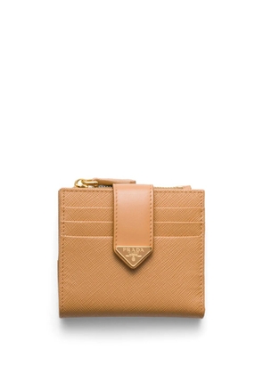 Prada Saffiano leather wallet - Neutrals