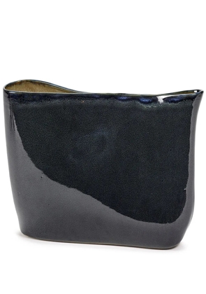 Serax Terre des Rêves glazed-finish vase (25cm) - Blue