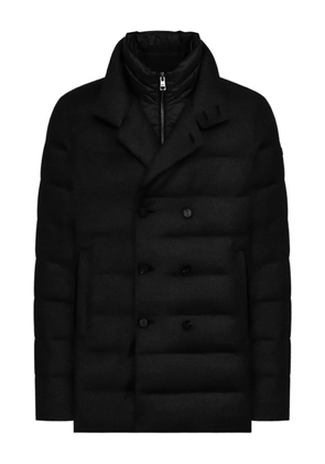 Duno double-breasted quilted jacket - Black