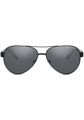 Armani Exchange pilot-frame sunglasses - Black