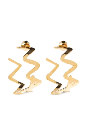 Marni logo hoop earring - Gold