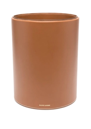 Ralph Lauren Home Brennan leather waste bin - Brown
