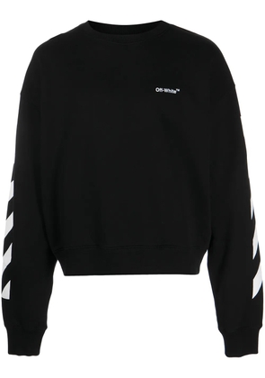 Off-White Diagonal Helvetica oversized sweatshirt - Black