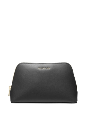 Michael Michael Kors jet set leather travel pouch - Black