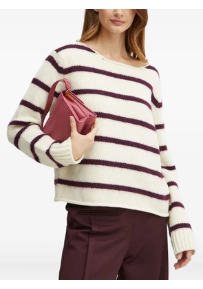 Forte Forte striped boat-neck sweater - Neutrals
