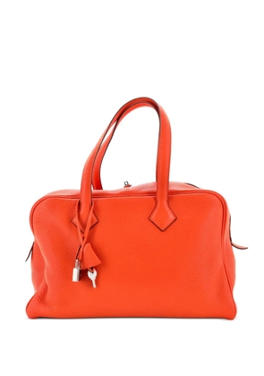 Hermès Pre-Owned Victoria II Bag Clemence 35 satchel - Orange