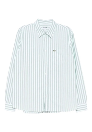 Lacoste logo-appliqué cotton shirt - White