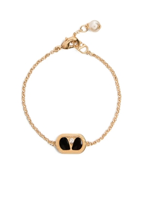 Valentino Garavani VLogo Signature-plaque oval bracelet - Gold