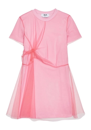 MSGM cotton mini dress - Pink