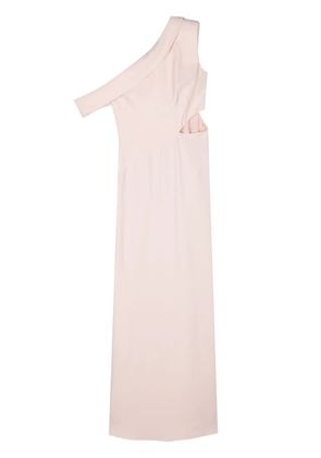 Alexander McQueen asymmetric maxi dress - Pink
