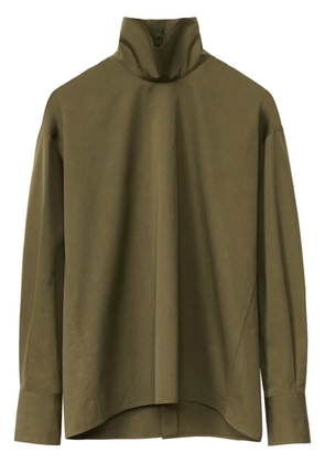 Fabiana Filippi poplin cotton shirt - Green