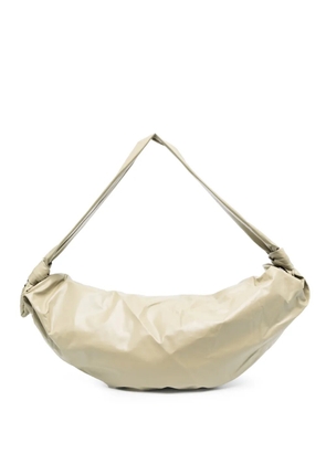 LEMAIRE Croissant leather shoulder bag - Green