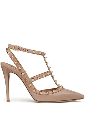 Valentino Garavani 10mm Rockstud caged pumps - Neutrals
